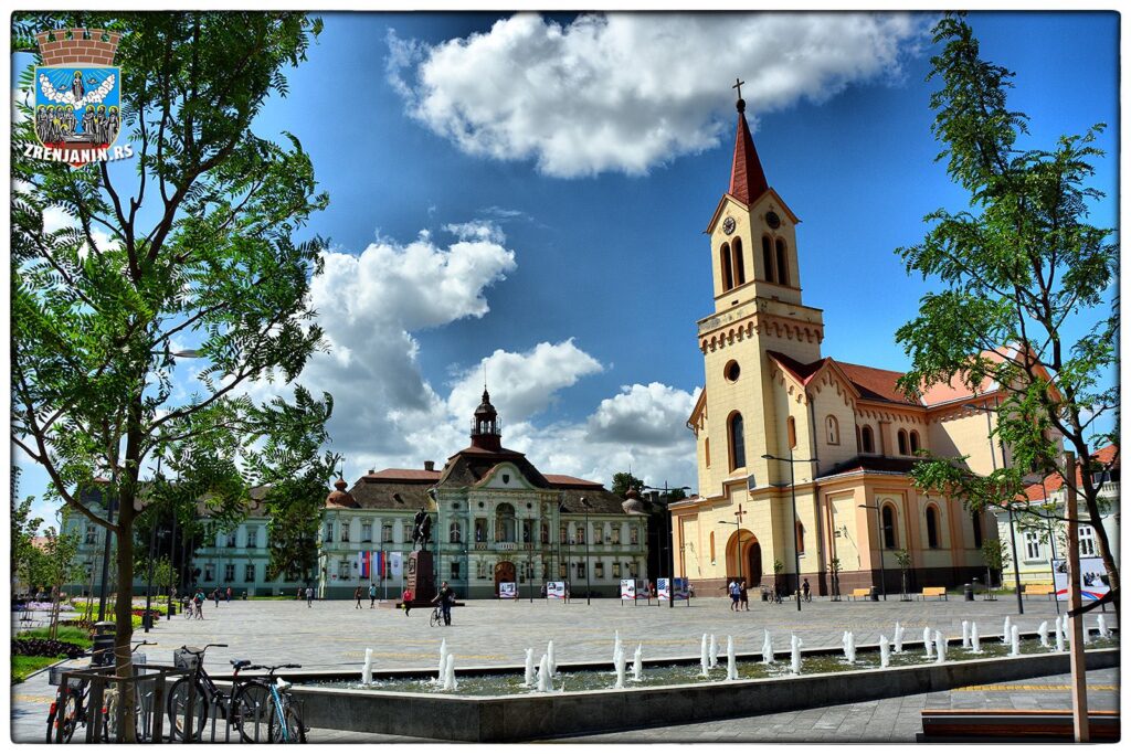 Izdavanje magacina Zrenjanin – pogled na centar Zrenjanina i gradsku kuću