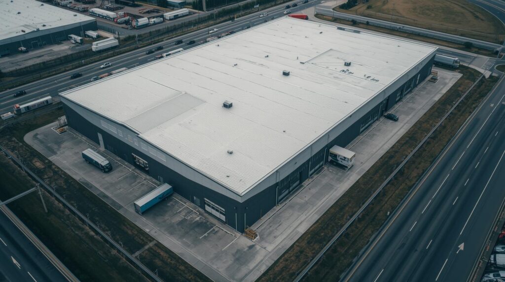 Industrijska hala sa krovnim sendvič panelima i termoizolacijom