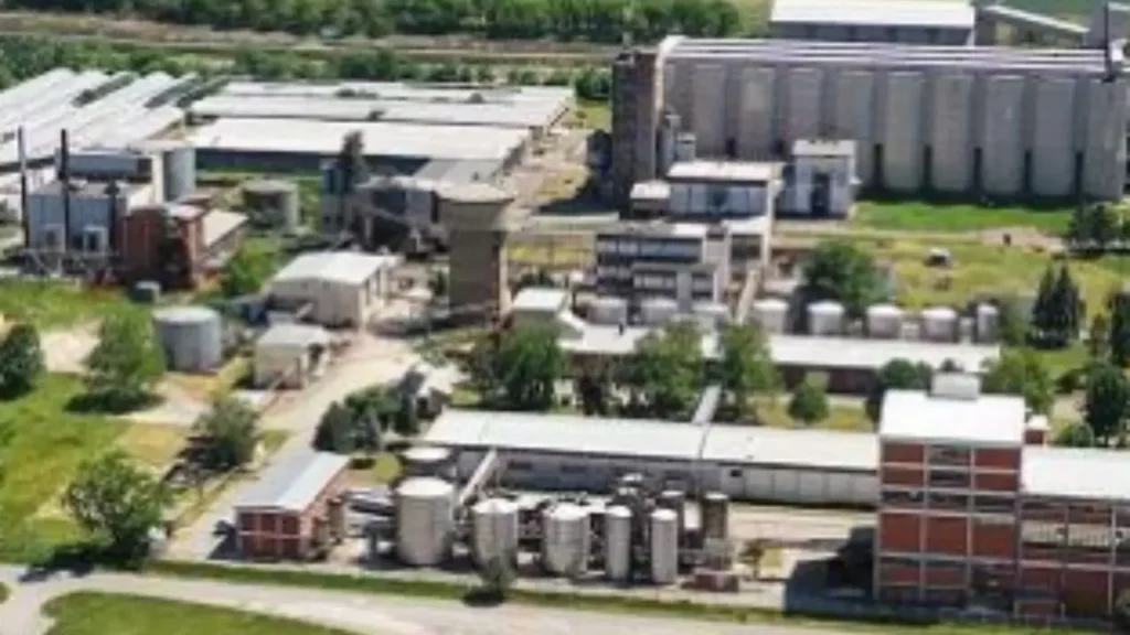 Industrijska zona Sombor ariel pogled