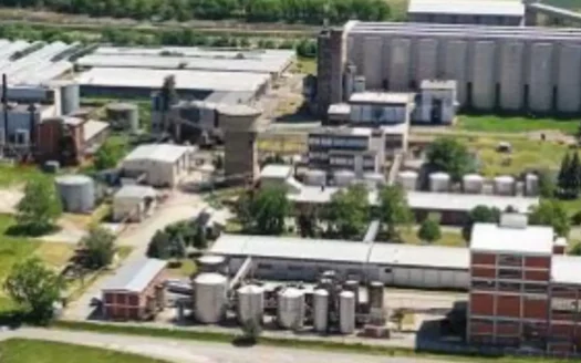 Industrijska zona Sombor ariel pogled