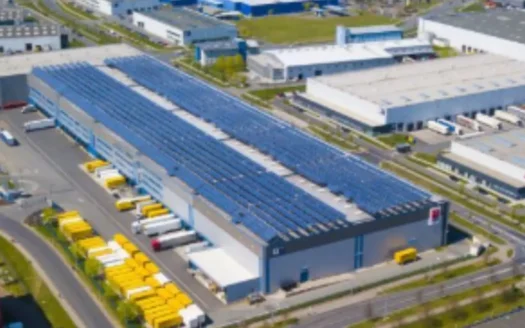 Subotica, ariel pogled na industrijsku zonu